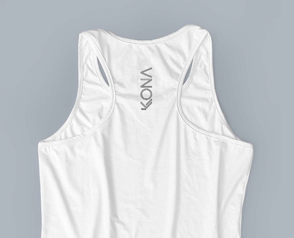 Polera sin manga Basic Blanca