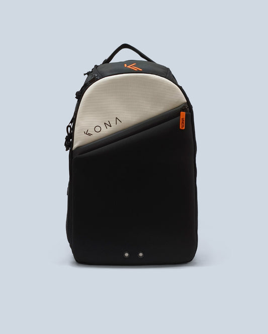 Mochila PRO New Kona - Negro con naranjo
